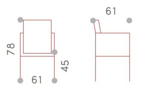 Кресло плетеное с подушкой Maiorca белый, тортора, коричневый