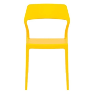Стул пластиковый Snow, желтый