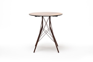 "Конте" интерьерный стол из HPL круглый Ø70см