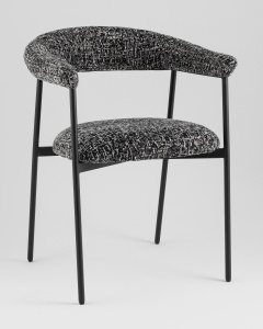 Стул обеденный Toko черно-белый