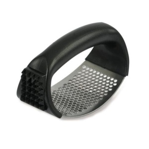 Пресс для чеснока с отбойником для мяса, нержавеющая сталь, черный, BOOMHOUSE (БУМХАУС), 702094