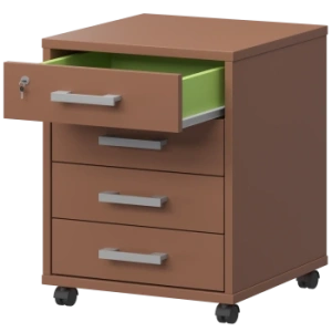 Тумба подкатная Арго АТЛ-04 Терракота