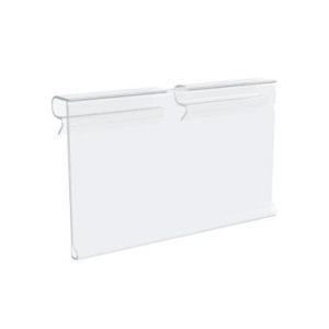 Ценникодержатель на крючок откидной RH39 прозрачный, 70 мм