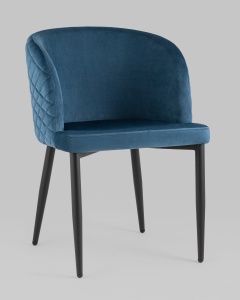 Стул Оскар велюр сине-зеленый