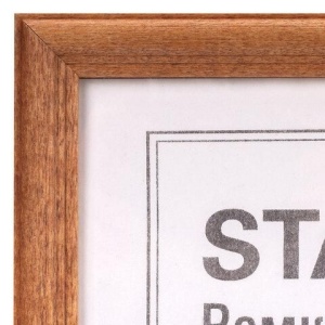 Рамка деревянная 21х30см с акриловым стеклом, небьющаяся, багет 17мм, мокко, STAFF Carven, 391212