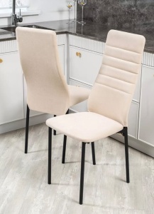 Стул МОНАКО цвет Marseille-13 Латте, велюр / черный каркас