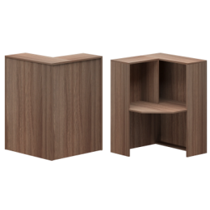 Стойка угловая левая Ресепшн А-555 Темный шимо