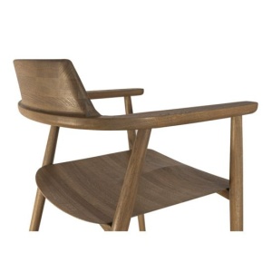 Стул Рануа дуб, тон седой