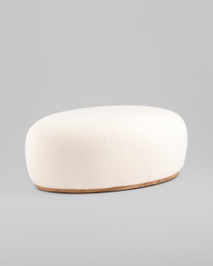 Пуф Полли XL тедди белый