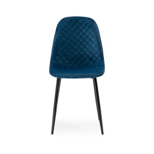 Стул Capri, синий, черный каркас