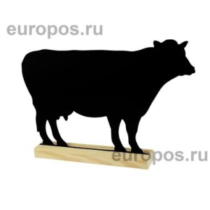 Меловая табличка «Корова» BB COW на подставке