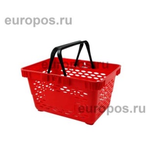 Корзина пластиковая CLASSIC, 20 литров, цвет красный