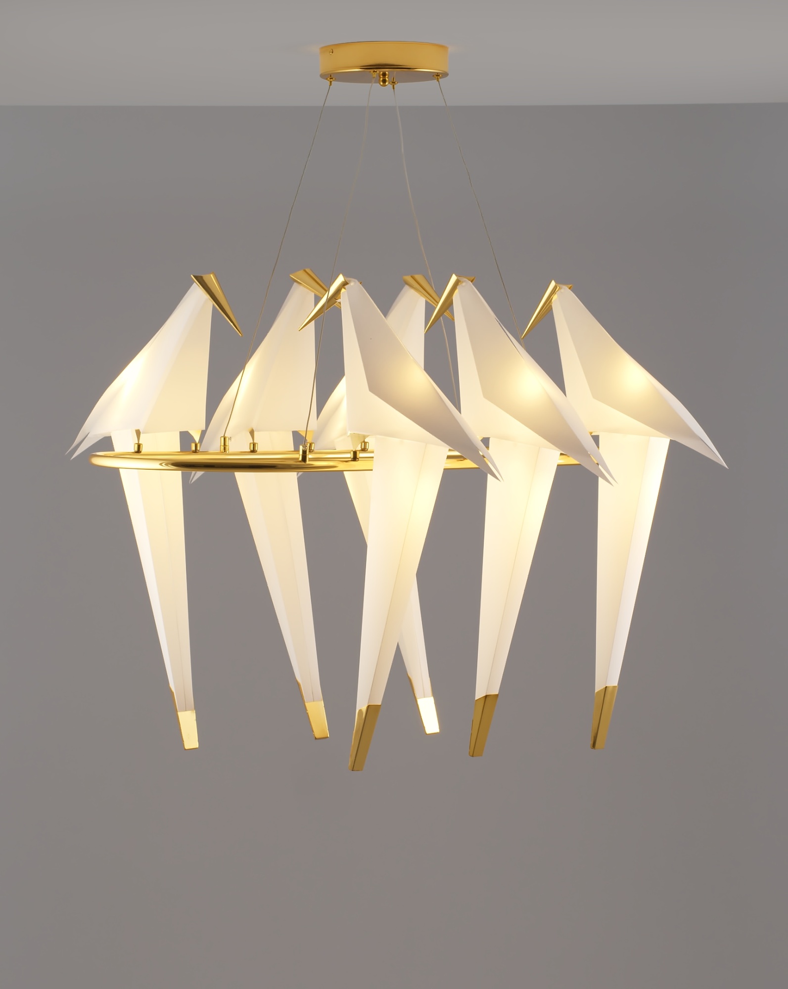 Подвесной светодиодный светильник Moderli V3073-6PL origami Birds 6*LED*6W