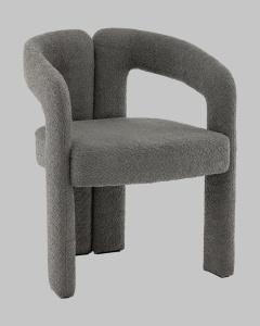 Стул Болинджер букле темно-серый