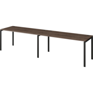 Бенч линейный на 2 рабочих места Арго-М АМБЛ-004 Лагос/Антрацит