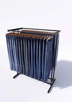 Рейл для одежды FORTE-NERO 1,5 м двухсторонний