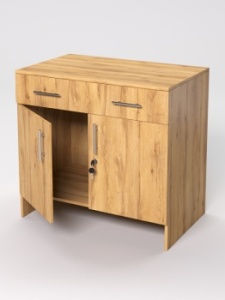 Прилавок "ЭКОНОМ" №1-ДЯ (900мм), Дуб Золотистый