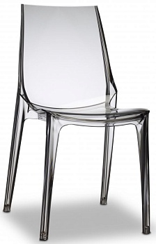 Стул прозрачный Vanity дымчатый