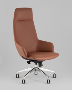 Кресло руководителя TopChairs Bow шоколадный