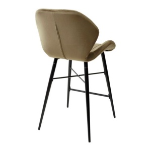 Полубарный стул Marcel, велюр зеленый