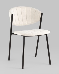 Стул Харпер ткань рогожка молочный