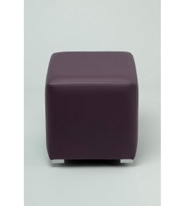 Пуфик Скай Кожа (темно фиолетовый)