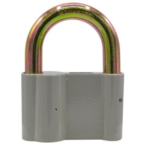 Замок навесной алюминиевый 80 мм "Стандарт", 3 ключа, RABBITEX (РАББИТЕКС), 671306