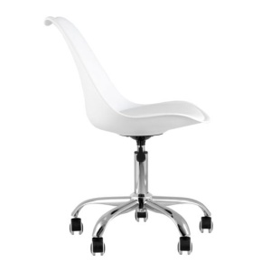 Стул офисный Blok New, пластиковый белый
