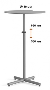 Столик приставной Corner белый