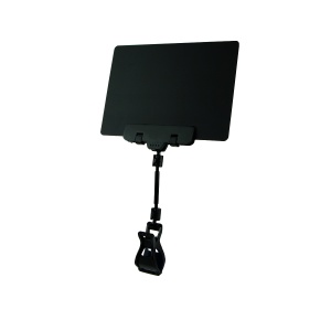 Ценникодержатель на прищепке универсальный с широким зажимом FX-CLAMP, ножка 50 мм