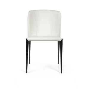 Стул Альберт, кожа белый