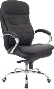 Кресло Everprof Valencia (Валенсия) M Кожа Черный