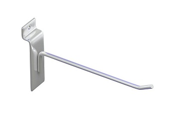 A291c/6p Крючок, длина 150мм, d=6мм, без наконечника, хром