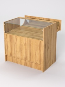 Прилавок "ЭКОНОМ" №10 (900мм), Дуб Золотистый