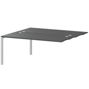 Модуль двойной на 2 рабочих места Арго-М АМБЭ-004 Антрацит/Белый