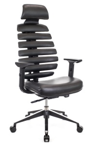 Кресло Everprof Ergo Black Экокожа Черный