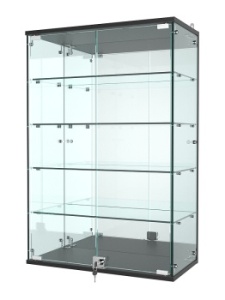 Витрина "АТРИУМ" настенная №2-5Г, Черный