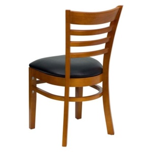 Стул Геркулес коричневый с черной подушкой