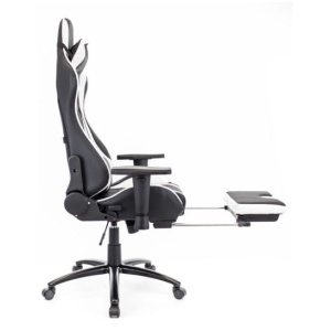 Кресло компьютерное Lotus S1 экокожа белый