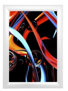 Рамка Клик ПК-25, 45°, А3, белый глянец RAL-9003