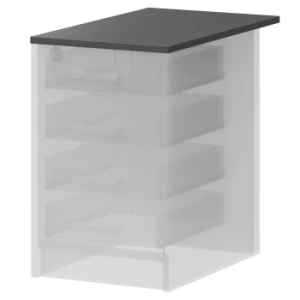 Крышка к приставным тумбам Арго А-707 Антрацит