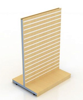 КС-303 Стойка из экономпанели (комплект) островной цвет Белый с черной кромкой