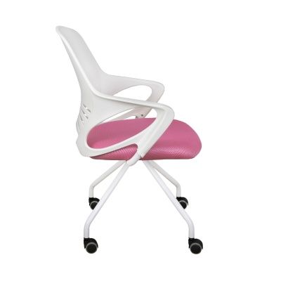 Кресло поворотное Indigo, розовый, ткань-сетка