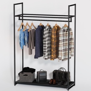 Стеллаж для одежды A17120-03-ЧЧ (170х120х45)