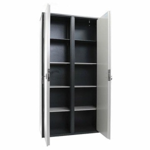 Шкаф металлический для документов AIKO "SL-185/2" ГРАФИТ, 1800х920х340 мм, 85 кг, S10799182002