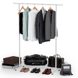 Вешало SNELLO-NERO в стиле "ЛОФТ", белого цвета