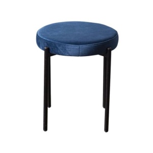 Табурет мягкий Mason бархат синий