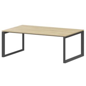 Стол переговорный на металлокаркасе Аргентум-МП НТМП.О.200.11 Баттл Рок/Антрацит