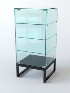 Прилавок "ЛОФТ СТИЛЬ" №112-122 (с дверкой), Черный