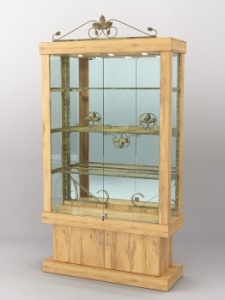 Витрина "Империя" №2-2, Дуб Золотистый